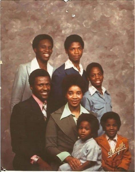 Vintage family portrait