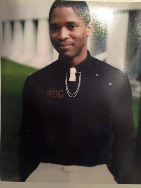 Portrait in Phi Beta Sigma attire