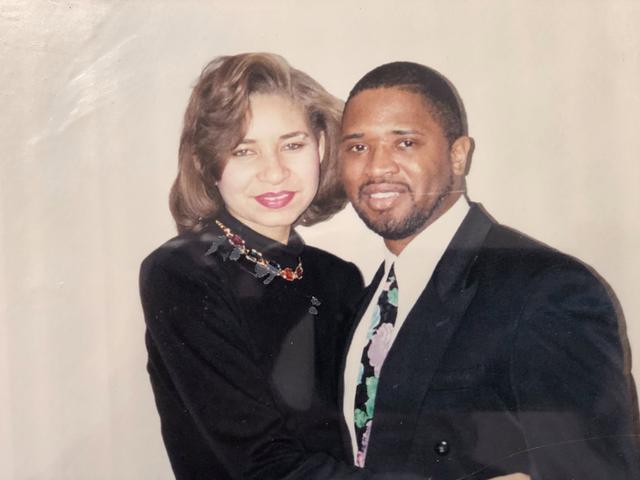 Couple dressed up for an evening out
