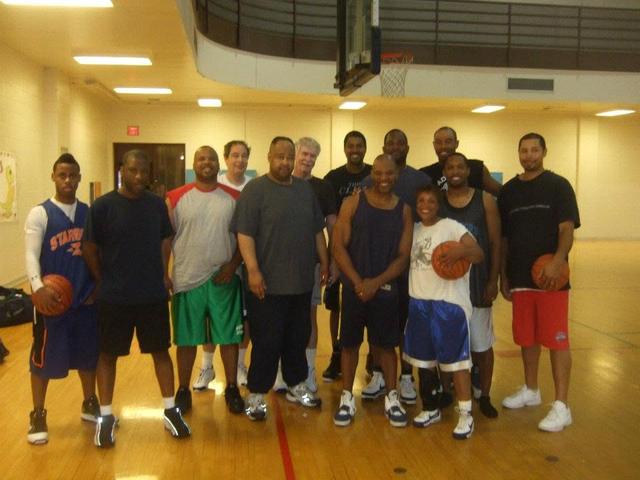 Basketball group photo