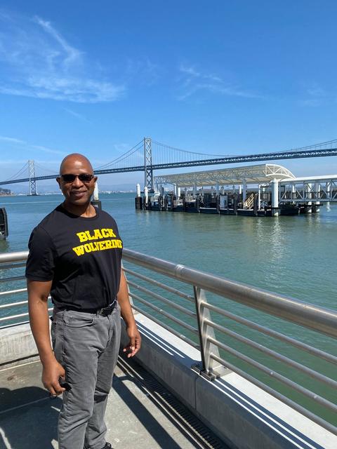 On the waterfront by the Bay Bridge