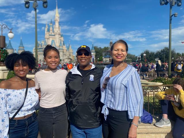 Family at Disney World