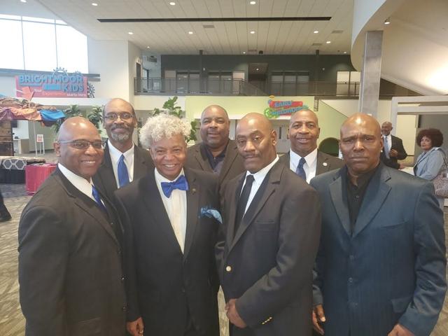 Gentlemen at a formal event